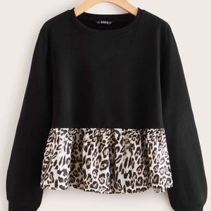 Women’s leopard print top